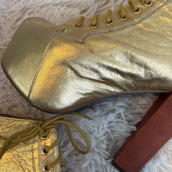 Gold Jeffrey Campbell Litas - Picture 7 of 11